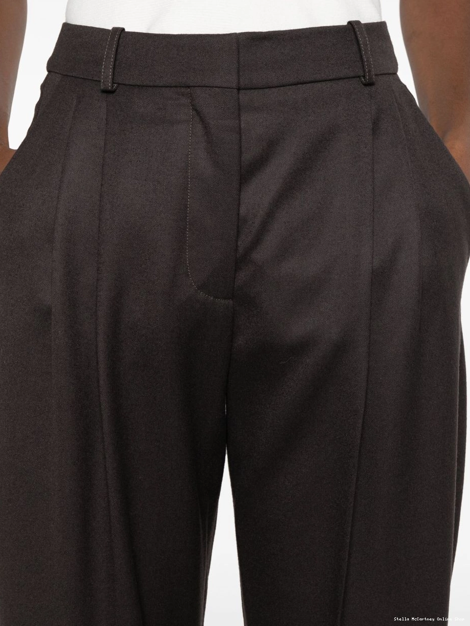 Cheap Women wool pleated McCartney trousers Stella 0823